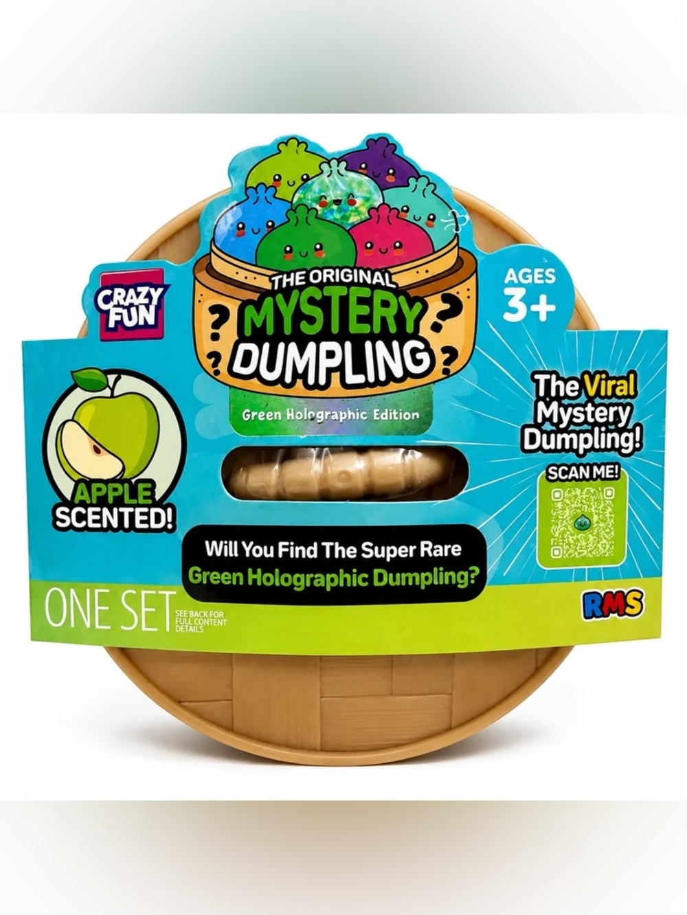 NEW RMS MYSTERY GREEN APPLE DUMPLING SCENTED SQUISHY BUN